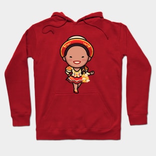 Cute Bolivian Dancer Hoodie